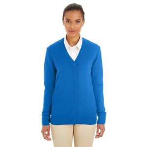 Harriton Ladies' Pilbloc™ V-Neck Button Cardigan Sweater